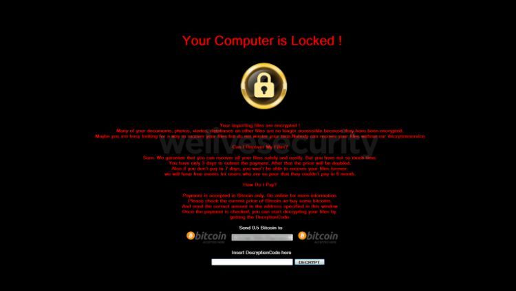 New virus simulates data encryption and demands bitcoins for recovery